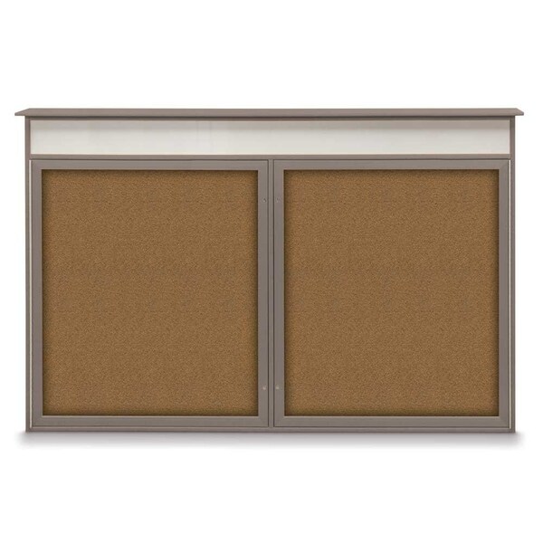 Open Faced Traditional Rounded Corkboard